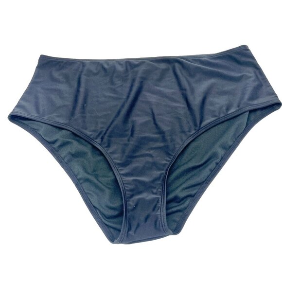 Hipster Womens Swim Bottoms Black 2XL Nylon/Spandex Blend Comfort Fit - Picture 1 of 4